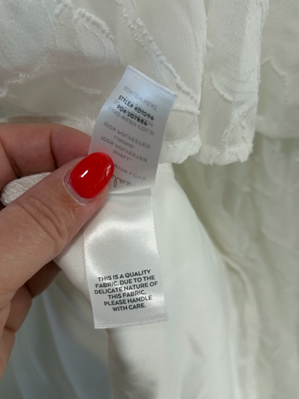 Lulus Grace and Beauty NWOT size Large White Burnout Floral Print Tiered Dress - Picture 12 of 14